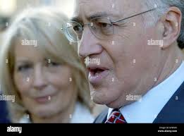 With his wife sandra hi-res stock photography and images