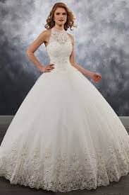 Fascinating Tulle Illusion High Collar Ball Gown Wedding Dress With Beaded Lace Appliques Detacha Ball Gown Wedding Dress Bridal Ball Gown Ball Gowns Wedding