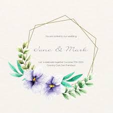 Cara membuat bingkai undangan lewat ms.word 2010 offline. 80 Bingkai Wedding Untuk Desain Inisial Nama Mempelai Floral Wedding Stationery Watercolor Floral Wedding Invitations Marble Invitation Wedding