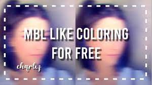Mbl Like Coloring For Free Video Star Editing With Val Youtube