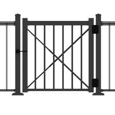Rdi 4 Ft X 3 Ft Satin Black Aluminum Fence Gate Kit 73020654 The Home Depot Gate Kit Aluminum Fence Gate Aluminum Fence