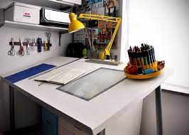 Ikea Hackers Make A Diy Drafting Table From An Ikea Desktop Art Desk Ikea Diy Office Desk Art Desk