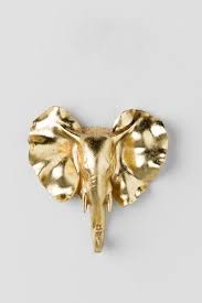 Gold Elephant Head Wall Decor Francesca S Elephant Head Gold Elephant Ceramic Elephant
