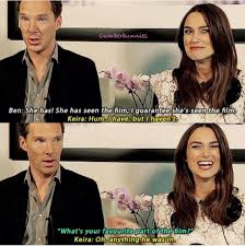Benedict Cumberbatch And Keira Knightley Iwanttoshipit Whymustshebemarried Benedict Cumberbatch Sherlock Holmes Benedict Benedict Cumberbatch Sherlock
