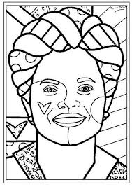 Romero Britto Para Colorear