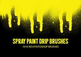 Free Spray Paint Drip Brushes From Brusheezy