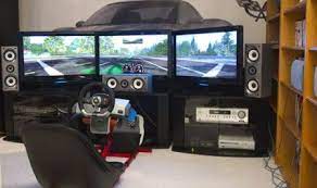 Simulador Conduccion Jpg Sala De Videojuegos Ideas De Sala De Juegos Configuracion Del Ordenador