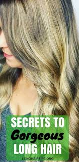 The hair on your head grows about a half inch per month, or 6 inches per year. Secrets To Grow Really Long Hair Long Hair Styles Grow Long Healthy Hair Healthy Hair