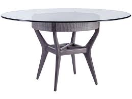 One of the most amazing kinds of dining tables are glass top ones. Artistica Home Dining Room Formosa Round Dining Table With Glass Top 2075 870 56c White House