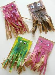 Ocean arts and crafts for preschoolers. The Life Aquatic Swimmingly Sweet Super Easy Art Projects