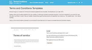 Create a free terms and conditions agreement (aka terms of use or terms of service) for your website or app to better protect your business. 2021 Terms And Conditions Template Generator