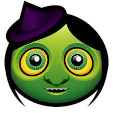 Mascaras Halloween Witch Smiley Smiley Emoji