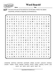 Which 3 friends do you hope to see? Summer Vacation Word Search Worksheets Teaching Resources Tpt