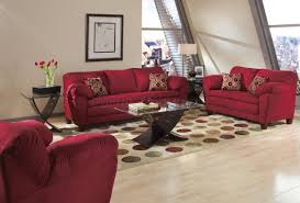 Burgundy Micro Suede Contemporary Living Room Sofa W Options Burgundy Living Room Living Room Red Red Furniture Living Room