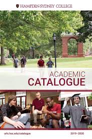 Academic Catalogue, 2019-20 by Hampden-Sydney College