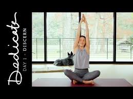 Dedicate Day 1 Discern Yoga With Adriene Yoga With Adriene 30 Day Yoga Challenge 30 Day Yoga