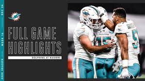 You may have to register before you can post: Full Game Highlights Dolphins Beat Raiders 26 25