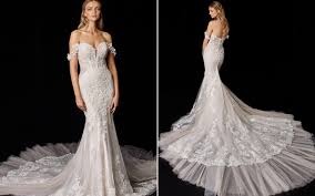 Long sleeve off the shoulder wedding dresses. Get The Look Off Shoulder Sleeves Enzoani