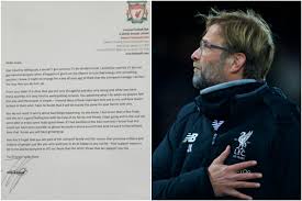 Jurgen klopp is known for his charismatic personality and his tactical nous has helped him enjoy success at mainz, borussia dortmund and liverpool. I Get Nervous Too Jurgen Klopp S Touching Letter To Young Lfc Fan Struggling With Anxiety Liverpool Fc This Is Anfield