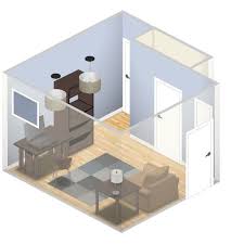 Basement Office Plan Idea Built Using Autodesk Homestyler Http Www Homestyler Com Basement Office Office Plan Office Inspiration