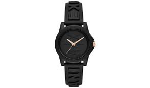 Buy popular armani exchange watches. Buy Armani Exchange Ladies Black Silicone Strap Watch Womens Watches Argos