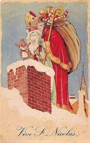 Carte Ancienne De Saint Nicolas Saint Nicolas Carte Ancienne Image Noel