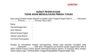 Contoh proposal permohonan hewan kurban. Contoh Surat Pernyataan Cpns 2021 Tidak Akan Pindah Tugas Sijorikepri Sijori Kepri