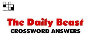 Use our crossword puzzle maker to create your own crossword puzzle with custom words and clues to quiz kids on vocabulary, reading comprehension if something went wrong, the generator will tell you and you should fix your input. Thursday March 11 2021 The Daily Beast Crossword Answers