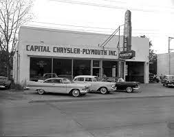 Chrysler Plymouth Dealership 1958 Car Dealership Dealership Vintage Cars