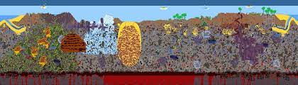 This Is What An Overview Of The Drunken Seed Easter Egg World Looks Like R Terraria