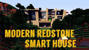 Red stone minecraft zu spitzenpreisen. Modern Redstone Smart House Minecraft Map