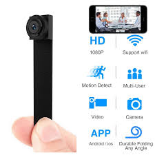 Hidden Spy Camera 1080p Wifi Mini Camera Portable Wireless Security Cameras With Motion Detection Alarm Remote Home Covert Nanny Cam Support Ios Android Pc Upgr Hidden Spy Camera Spy Camera Security Cameras For Home