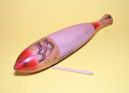 Vintage Percussion Instrument Wooden Guiro Fish Etsy Percussion Instruments Fish Shapes Percussion
