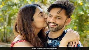 Disha Parmar And Rahul Vaidya Seal It With A Kiss On Instagram
