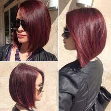Dark Red Bob Hairstyle Bob Haircuts Hair Colors Shorthairstylestutorial Bob Sac Modelleri Sac Ve Guzellik Son Moda Sac Modelleri