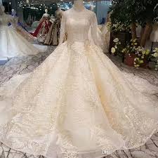 Maybe you would like to learn more about one of these? Grosshandel Luxus Brautkleider Illusion Stehkragen Lange Armel Brautkleider Mit Langem Zug Schnuren Zuruck Brautkleid 2019 Neues Design Hochzeitskleid Von Lsweddingdress 658 14 Auf De Dhgate Com Dhgate