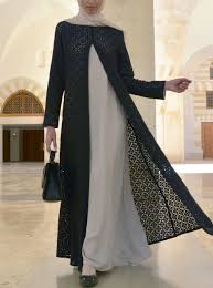 The Elegant Lace Abaya Gown Tesettur Hirka Modelleri 2020 Muslim Fashion Dress Abayas Fashion Abaya Fashion
