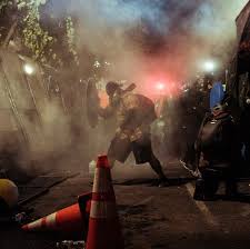 Think of the rioting in portland as our national graduation party. Inside The Battle For Downtown Portland The New York Times
