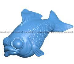Dead Gold Fish B003872 File Stl Free Download 3d Model For Cnc And 3d Printer Download Free Stl Files Stl Free Download 3d Printer