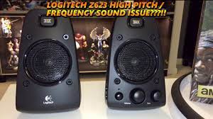 This happens when recording with things plugged in and with nothing plugged in with all possible configurations of the box (phantom power, monitoring, gain, line level, etc.) it's not a ground loop. Logitech Z623 High Pitch Frequency Sound Issue Youtube