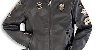 Ducati Historical Patch Leather Moto Jacket Biker Lederjacke Lederjacke Jacken