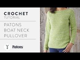 Looking for free knit patterns? Patons Boat Neck Pullover Xs S Pattern Yarnspirations