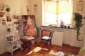 The following wall painting ideas are meant to show you that wall art isn't that complicated and that it's worth your time and money. Pin On Future House Art Studio Room Small Art Studio Art Studio Design