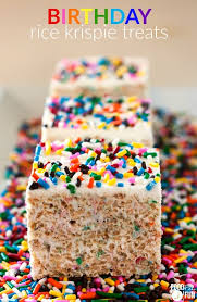 Birthday Rice Krispie Treats Birthday Rice Krispies Treats Krispie Treats Recipe Rice Krispie Treats Rice Krispies