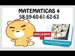 Hola que tal el día de hoy vamos a resolver el desafío 33 del libro de matemáticas de cuarto grado páginas 59, 60 y 61 espero les ayude este vídeo saludos. Desafios Matematicos 4 Cuatro Paginas 58 59 60 61 62 63 Youtube