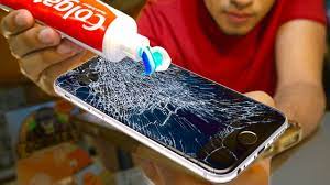 Does Toothpaste Really Remove Cracks On A Phone Does Toothpaste Fix Cracked Screens Nail Polish Youtube Cracked Phone Screen Cracked Screen Phone
