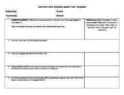 Students will design a lesson plan that includes a combination of teaching reading strategies. Common Core Observation Lesson Plan Template Pdf Lesson Plan Templates Common Core Lesson Plans Common Core