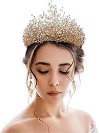 Corona Tiara Para Novia Aukmla Corona De Boda Nupcial Y Tiara Con Cristales  Accesorios Para El Cabello De Novia Tiara Plateada Para Mujeres Y Niñas  Coronas Reyes Magos