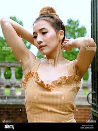 Kitty Noofah Thai model Make up Artist Stock Photo - Alamy