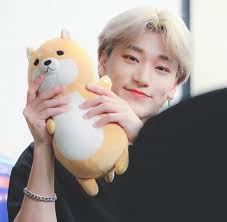 Choi San With Plushies A Thread Sans Cute San Pretty Smile